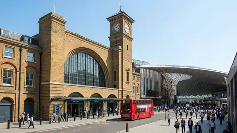 Concourse area outside London King's Cross station